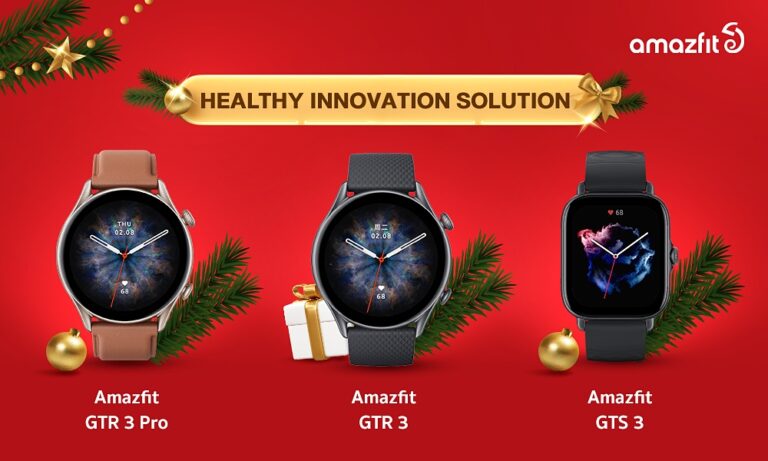 Amazfit ร่วมฉลองเทศกาลแห่งความสุขสุดยิ่งใหญ่ส่งท้ายปี!!กับแคมเปญชุดของขวัญเพื่อสุขภาพ “Healthy Innovation Solution” เพื่อคนที่คุณรัก