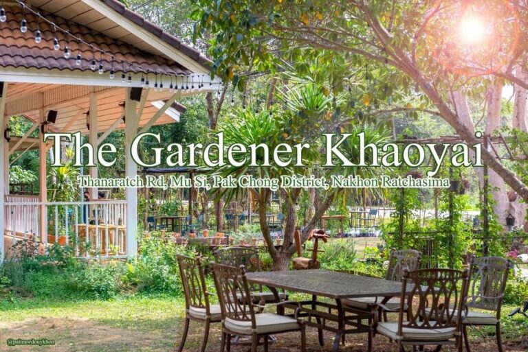 The Gardener Khaoyai เดอะ การ์เดนเนอร์ เขาใหญ่ ติดถนนธนะรัชต์, หมูสี, อำเภอปากช่อง, จังหวัดนครราชสีมา (ร้านอยู่ด้านขวามือฝั่งขาขึ้นอุทยานแห่งชาติ