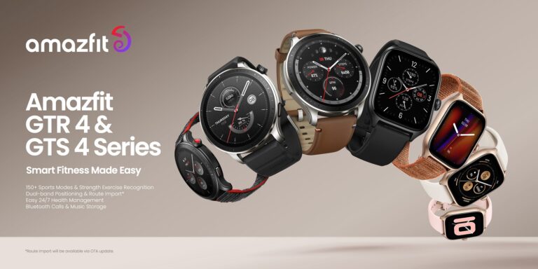 AMAZFIT เปิดตัวสมาร์ทวอทช์ GTR 4 และ GTS รุ่นใหม่ล่าสุด มาพร้อมการอัพเกรดฟังก์ชัน ง่ายต่อการใช้งาน