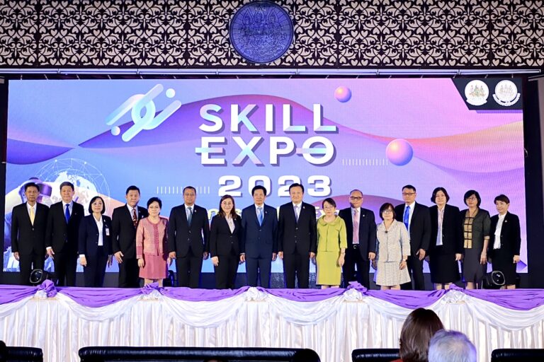 รมว.แรงงาน มอบเลขาสุเทพ เปิดมหกรรม Skill Expo เมืองกรุง พื้นที่แลกเปลี่ยนความรู้และเทคโนโลยีในอนาคต สุดยิ่งใหญ่