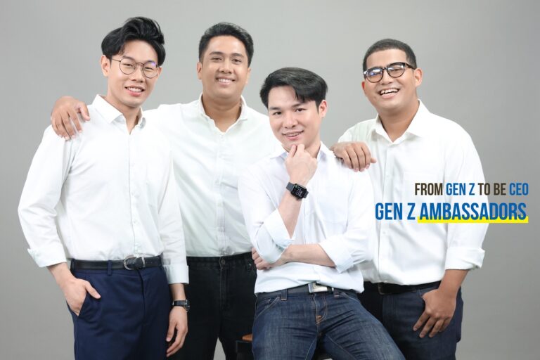 เผยโฉม 4 หนุ่มสุดยอด Gen Z Ambassadorsในโครงการ From Gen Z to be CEO ประจำปี 2566พร้อมทำหน้าที่ส่งต่อแรงบันดาลใจสู่รุ่นต่อไป